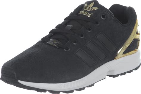 adidas zx flux w schuhe farbe schwarz gold|adidas original zx flux.